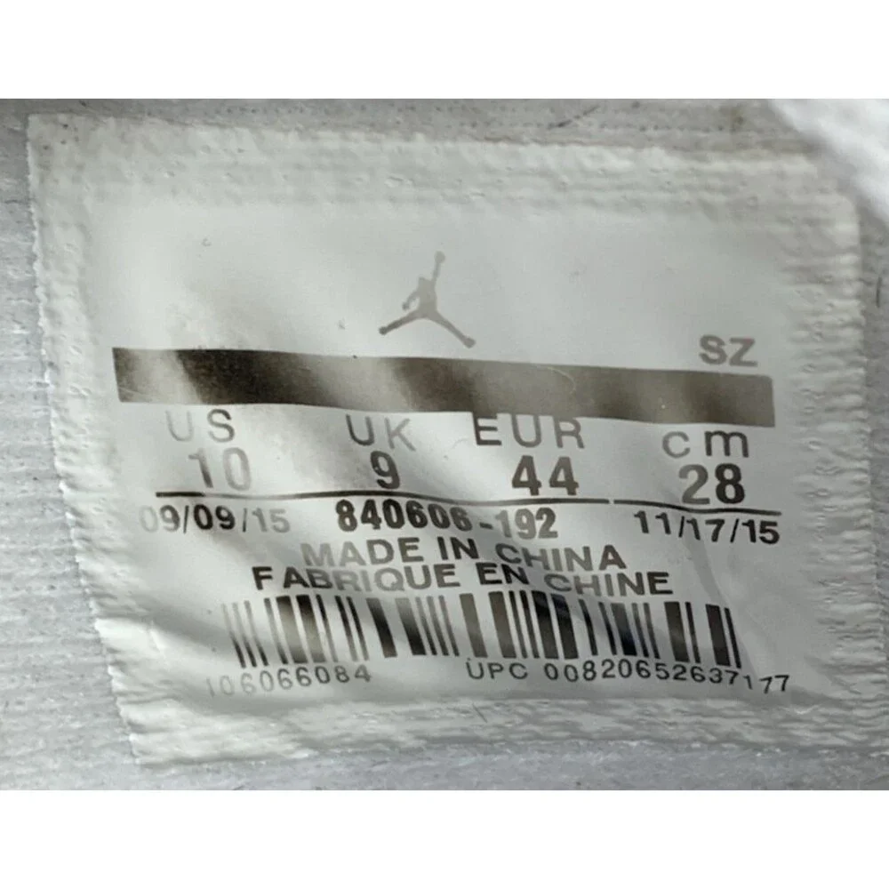 Nike Air Jordan 4 Retro White Cement 2016 (840606-192) Men’s Size 10 – Used